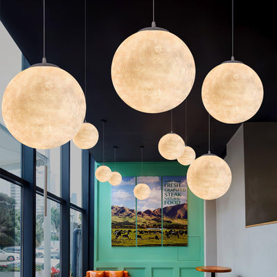 Miralaine Pendant Lamp Moon Shaped for Living Room