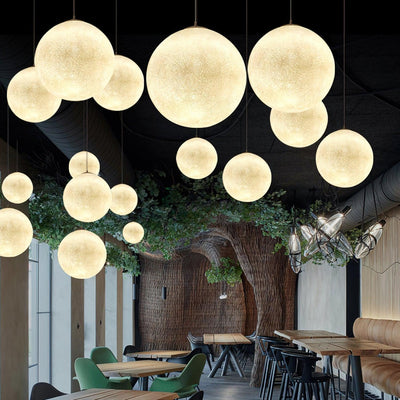 Miralaine Pendant Lamp Moon Shaped for Living Room