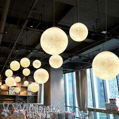 Miralaine Pendant Lamp Moon Shaped for Living Room