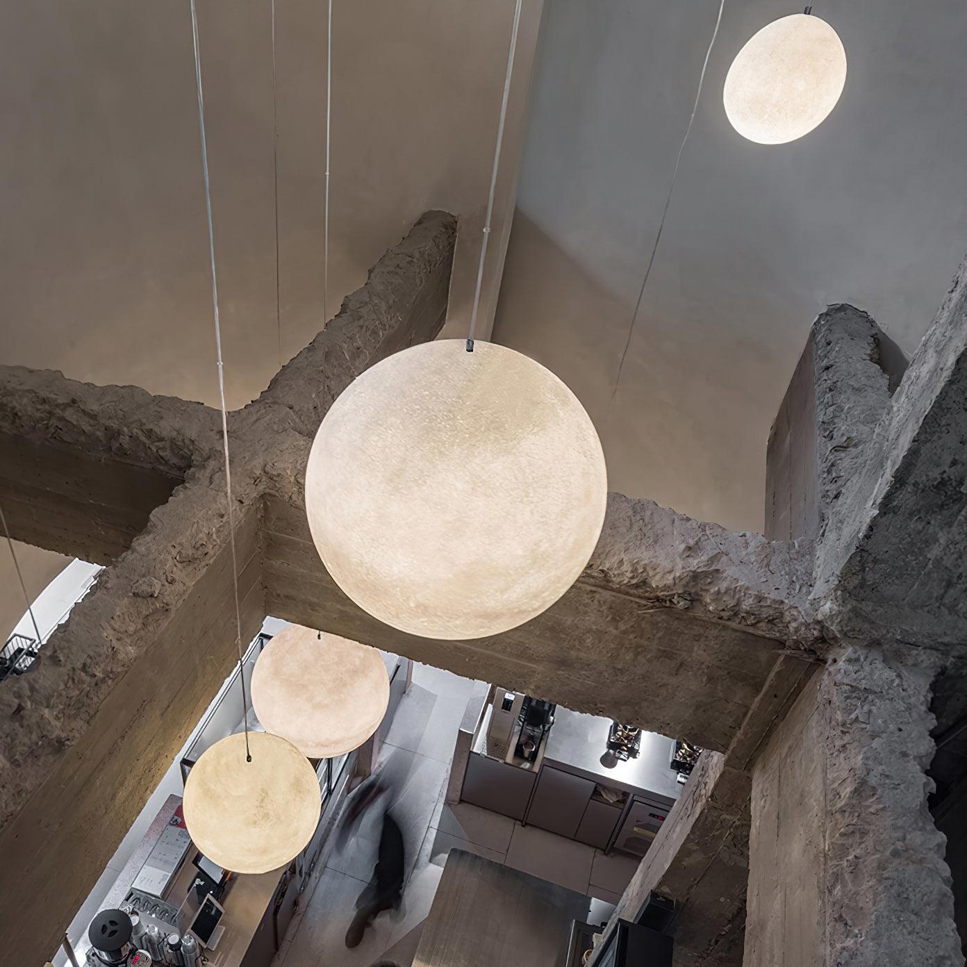 Miralaine Pendant Lamp Moon Shaped for Living Room