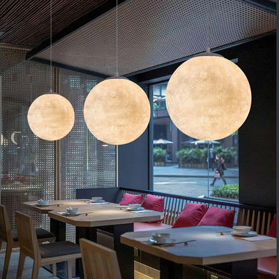 Miralaine Pendant Lamp Moon Shaped for Living Room