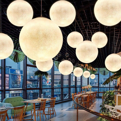 Miralaine Pendant Lamp Moon Shaped for Living Room