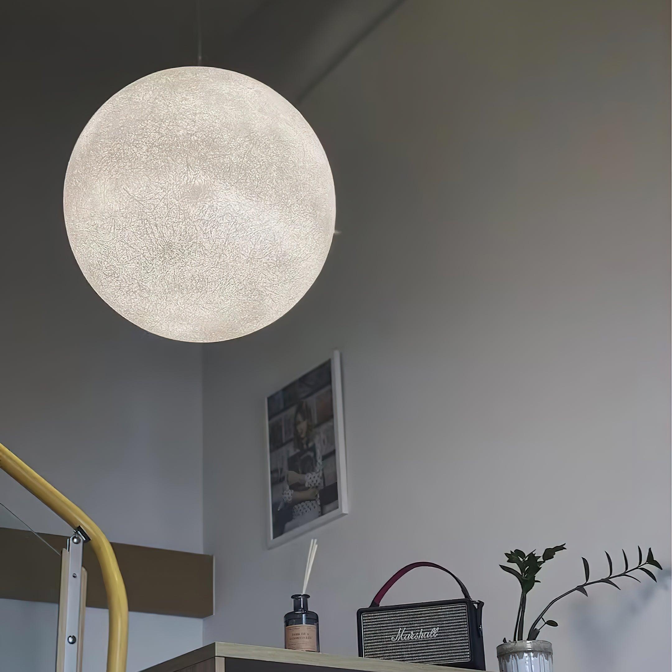 Miralaine Pendant Lamp Moon Shaped for Living Room