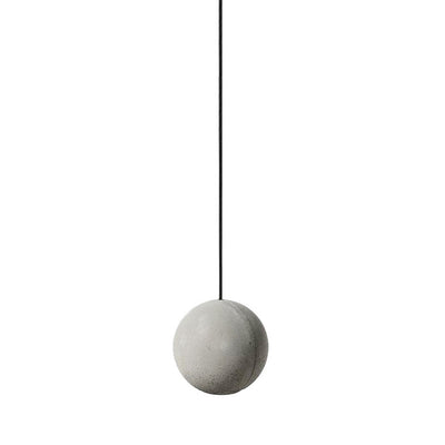 Umi Pendant Lamp Concrete Sphere Moon Minimalist