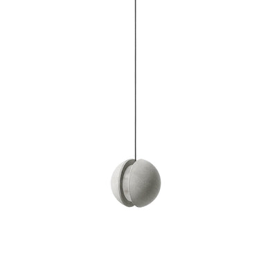 Umi Pendant Lamp Concrete Sphere Moon Minimalist