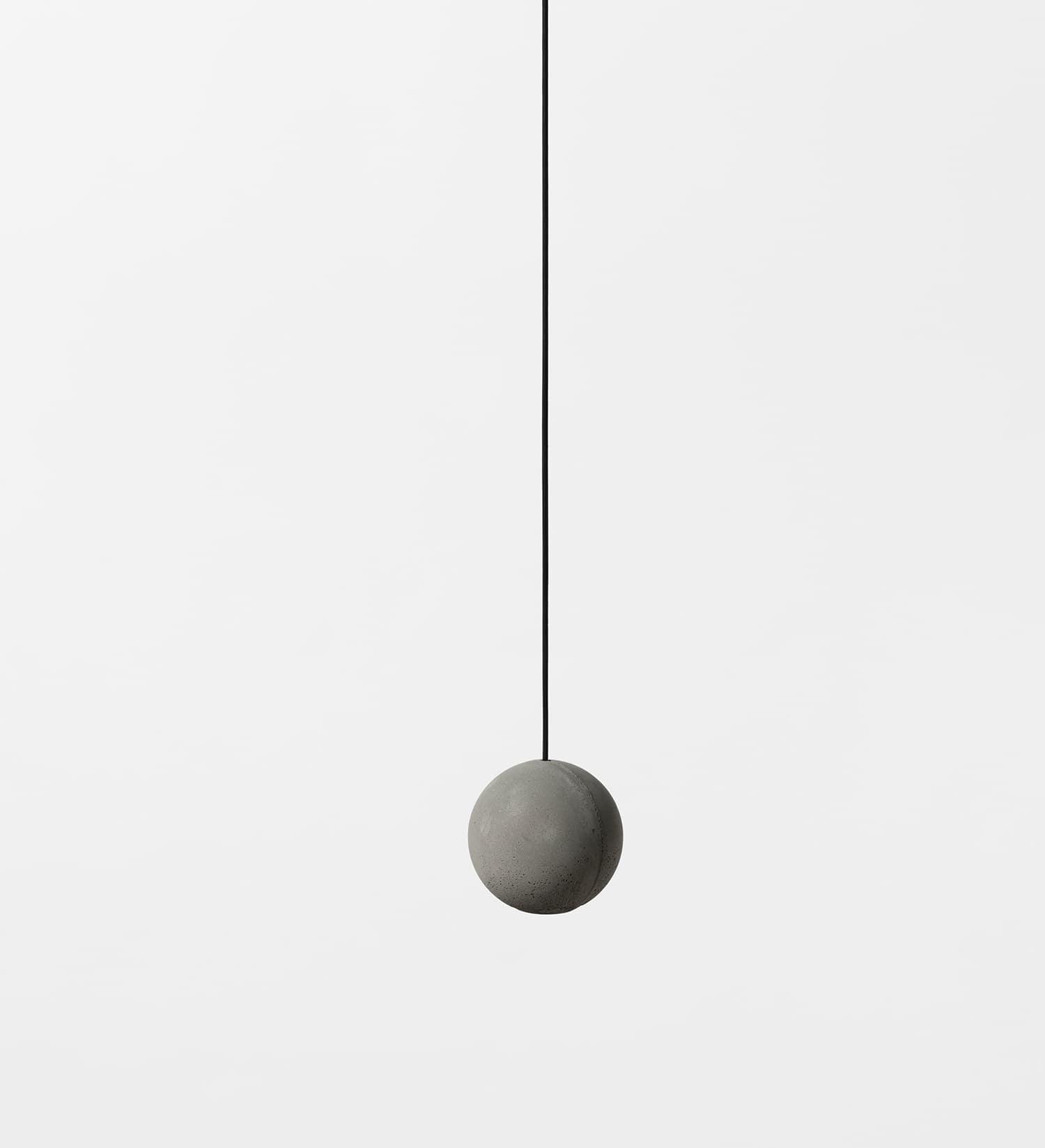 Umi Pendant Lamp Concrete Sphere Moon Minimalist