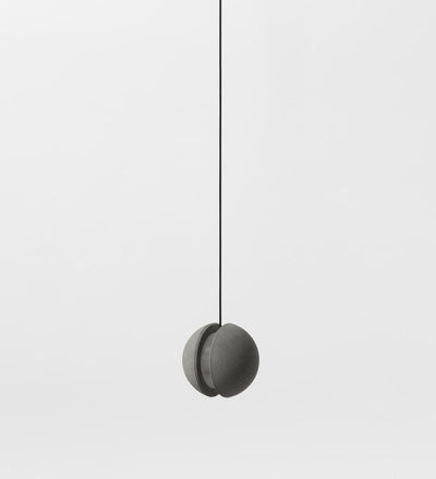 Umi Pendant Lamp Concrete Sphere Moon Minimalist