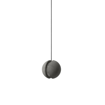 Umi Pendant Lamp Concrete Sphere Moon Minimalist
