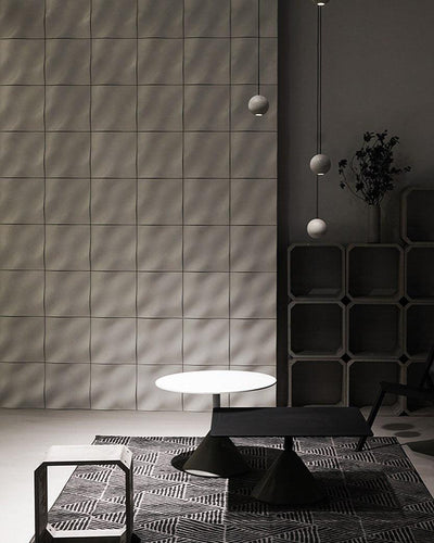 Umi Pendant Lamp Concrete Sphere Moon Minimalist