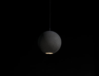 Umi Pendant Lamp Concrete Sphere Moon Minimalist