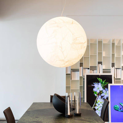 Globe Minimalist Silk Pendant Lamp
