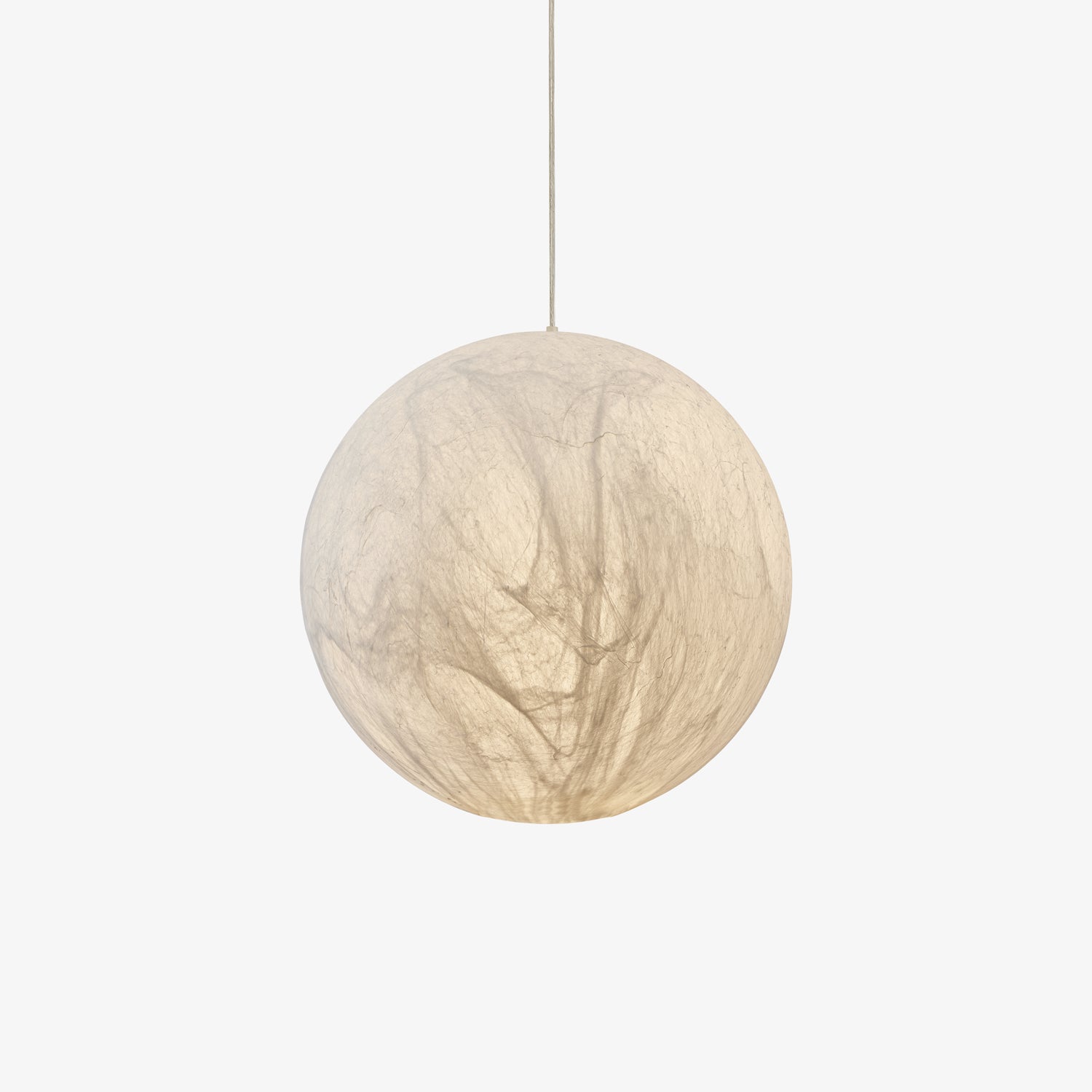 Globe Minimalist Silk Pendant Lamp