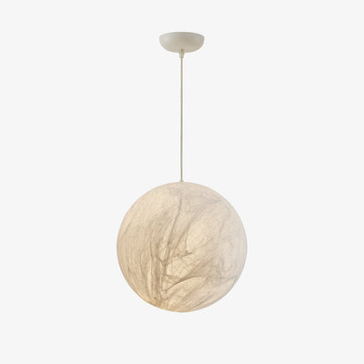 Globe Minimalist Silk Pendant Lamp
