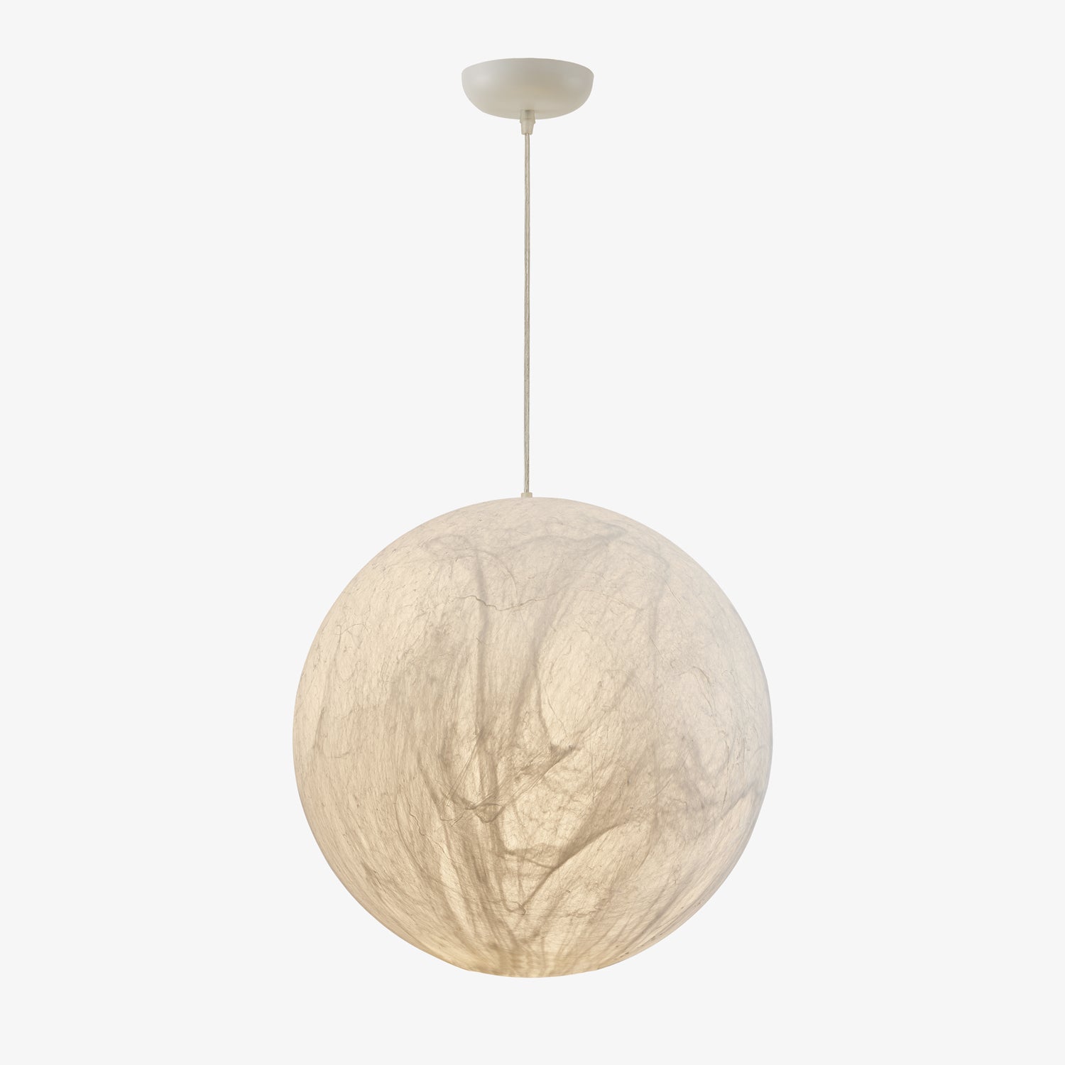 Globe Minimalist Silk Pendant Lamp