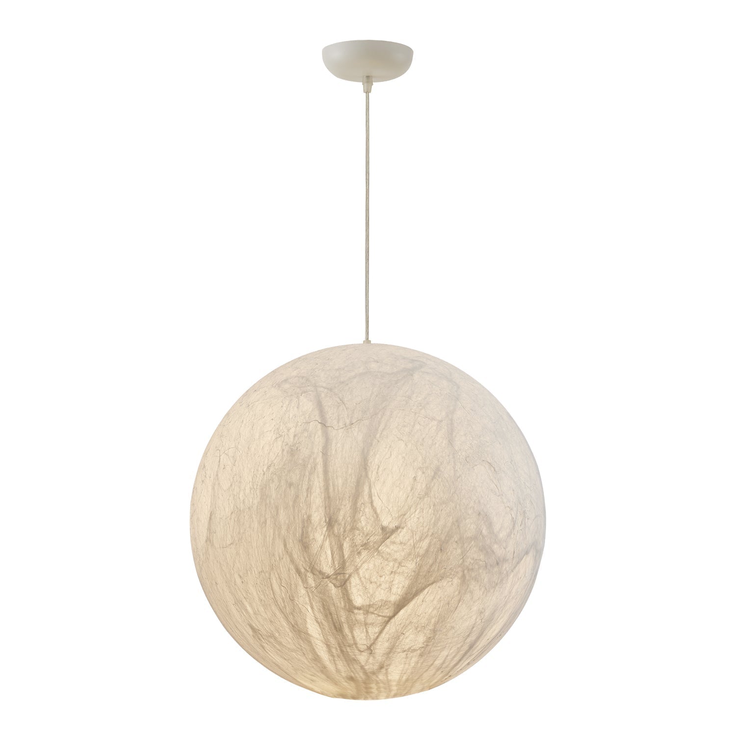 Globe Minimalist Silk Pendant Lamp