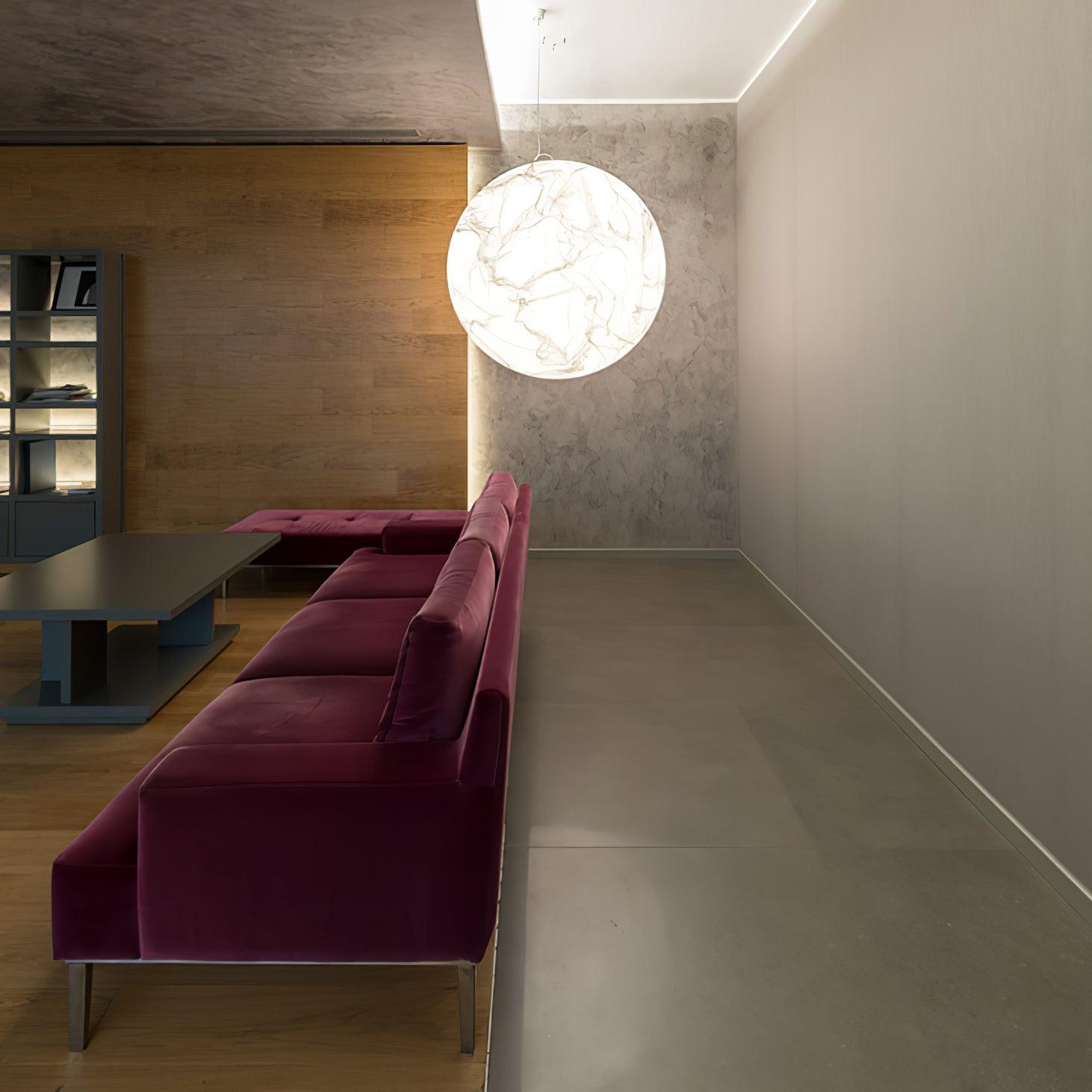 Globe Minimalist Silk Pendant Lamp