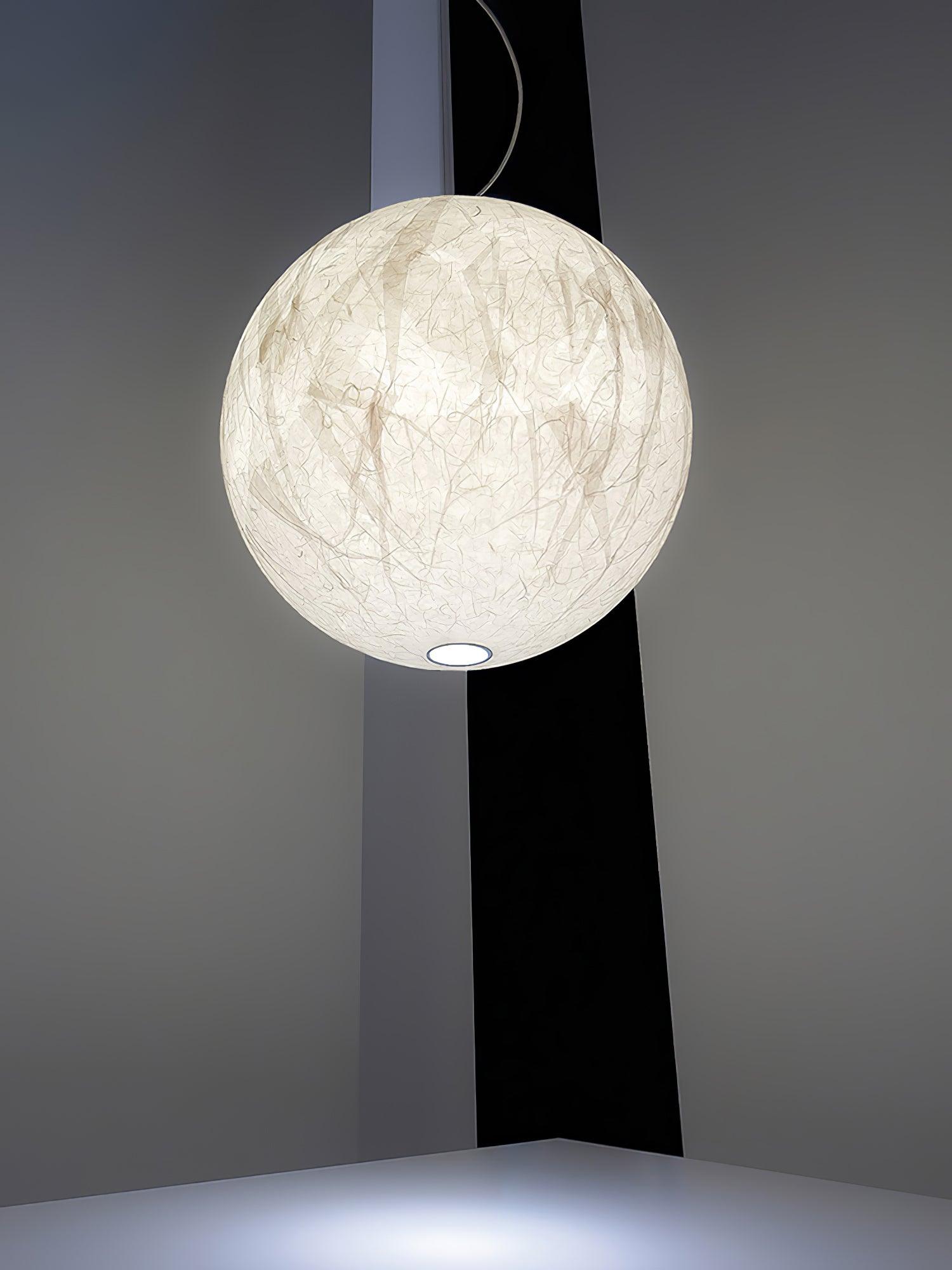 Globe Minimalist Silk Pendant Lamp