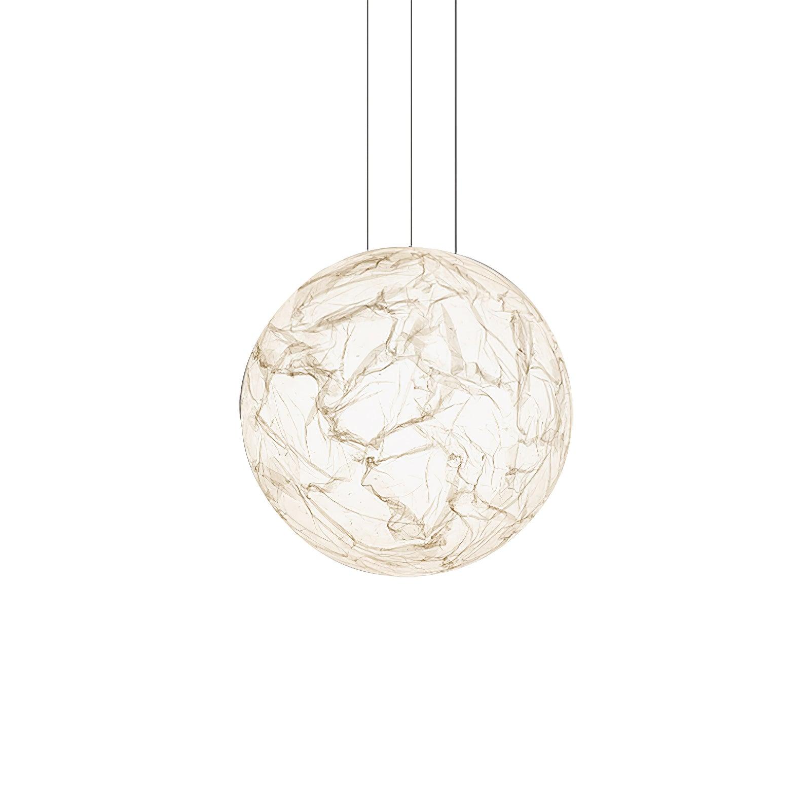 Globe Minimalist Silk Pendant Lamp