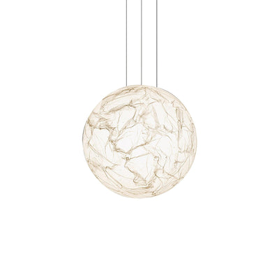Globe Minimalist Silk Pendant Lamp