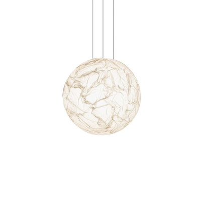 Globe Minimalist Silk Pendant Lamp