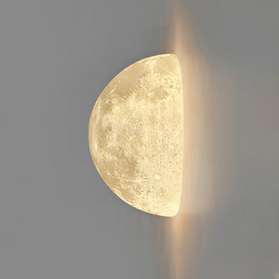 Olsolan Nordic Art Moon 3D Plastic Wall Lamp