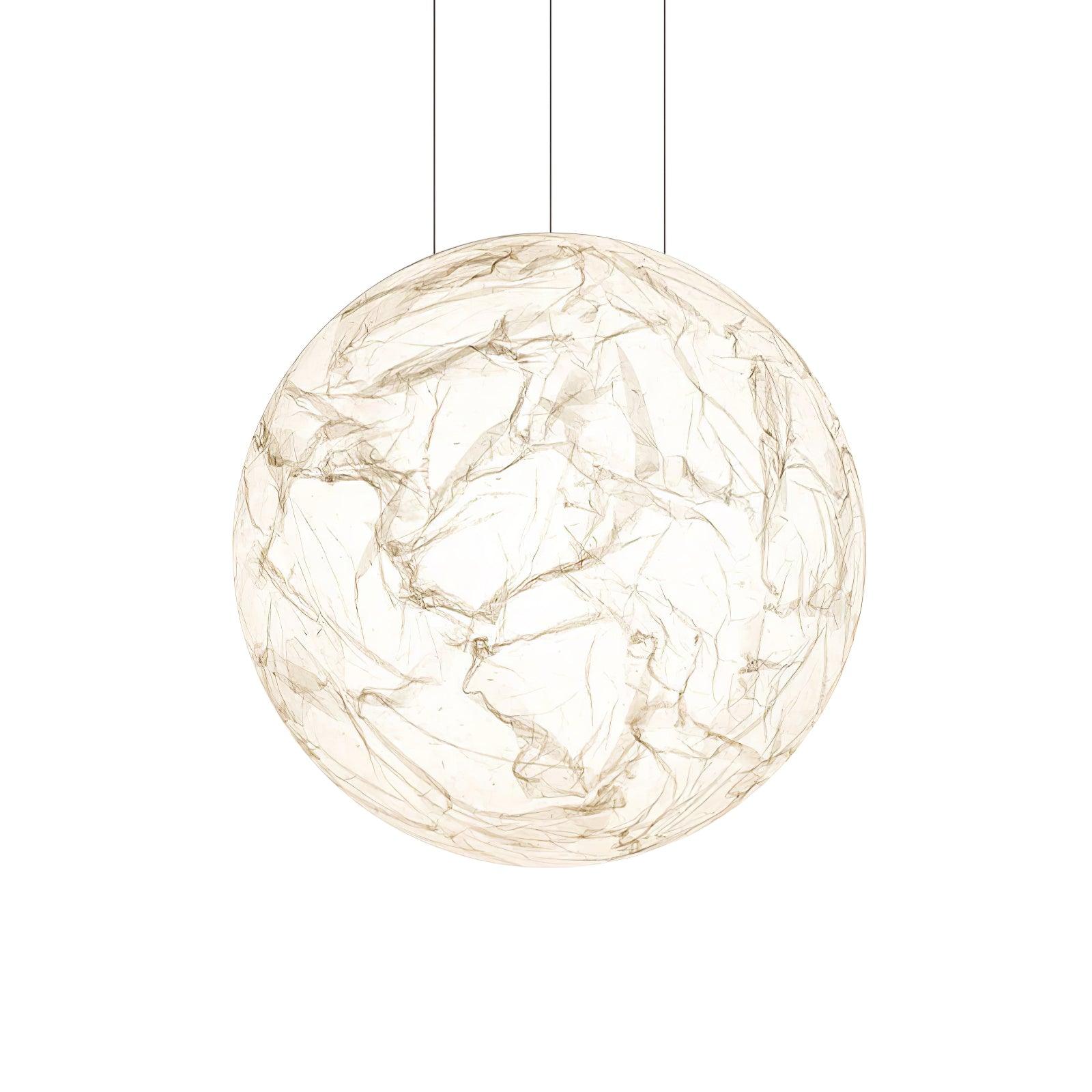 Globe Minimalist Silk Pendant Lamp