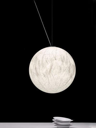 Globe Minimalist Silk Pendant Lamp