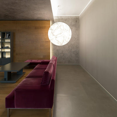 Globe Minimalist Silk Pendant Lamp