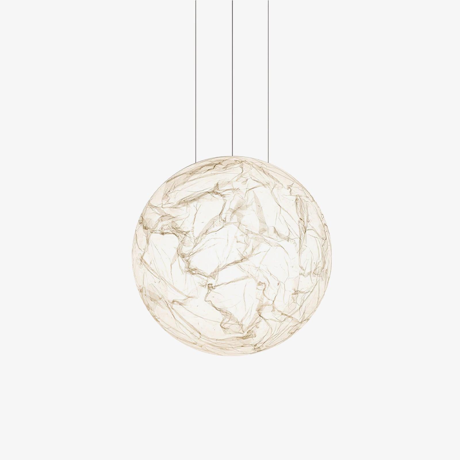 Globe Minimalist Silk Pendant Lamp