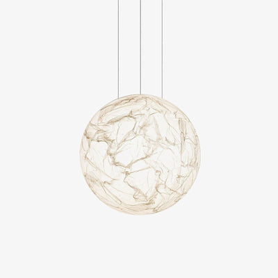 Globe Minimalist Silk Pendant Lamp