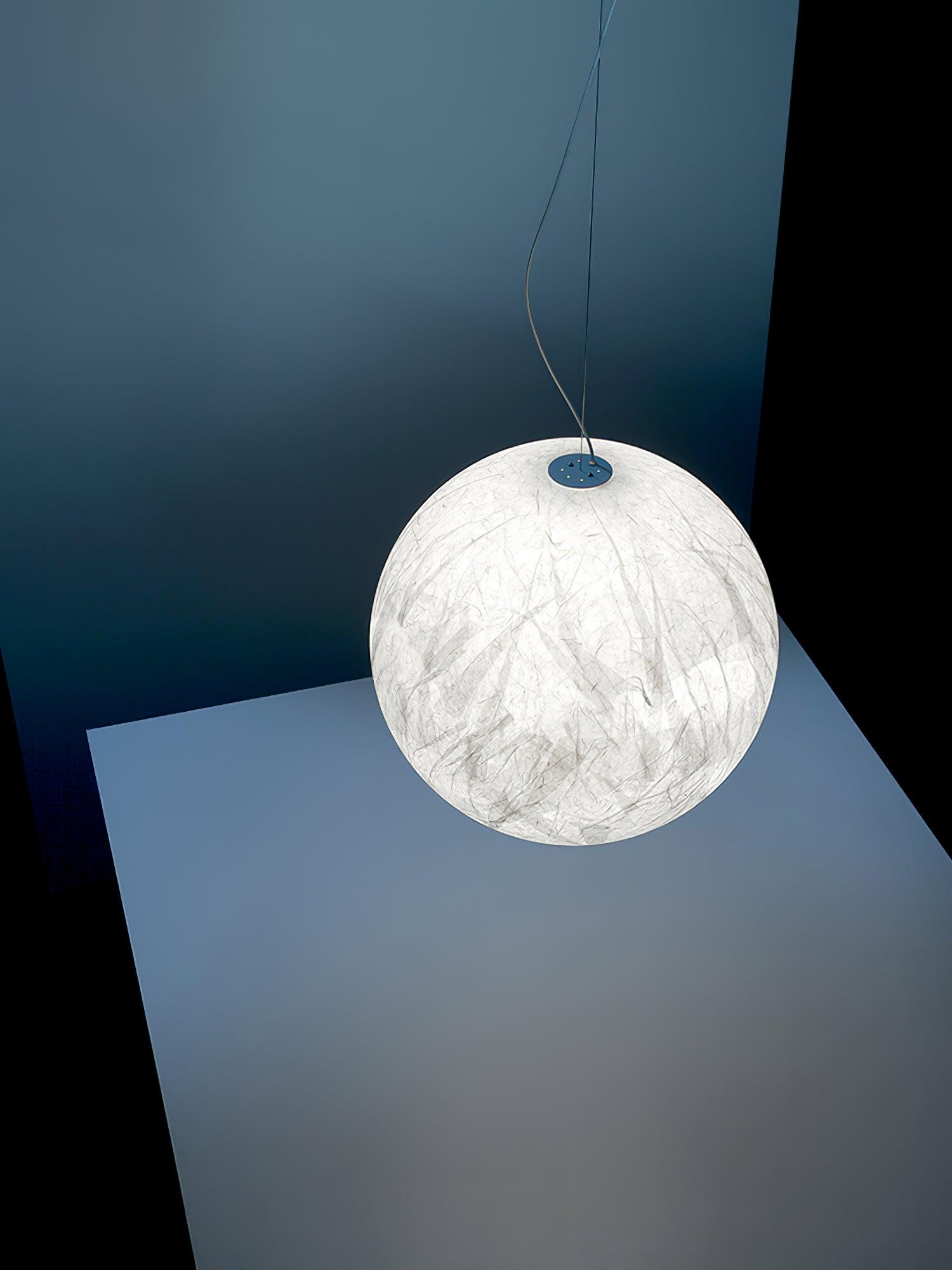 Globe Minimalist Silk Pendant Lamp