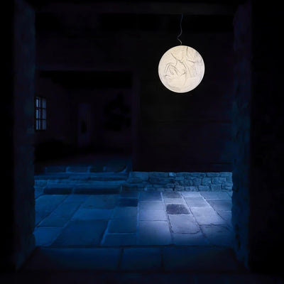 Globe Minimalist Silk Pendant Lamp