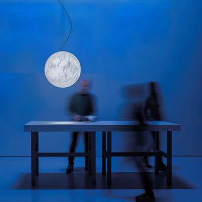 Globe Minimalist Silk Pendant Lamp