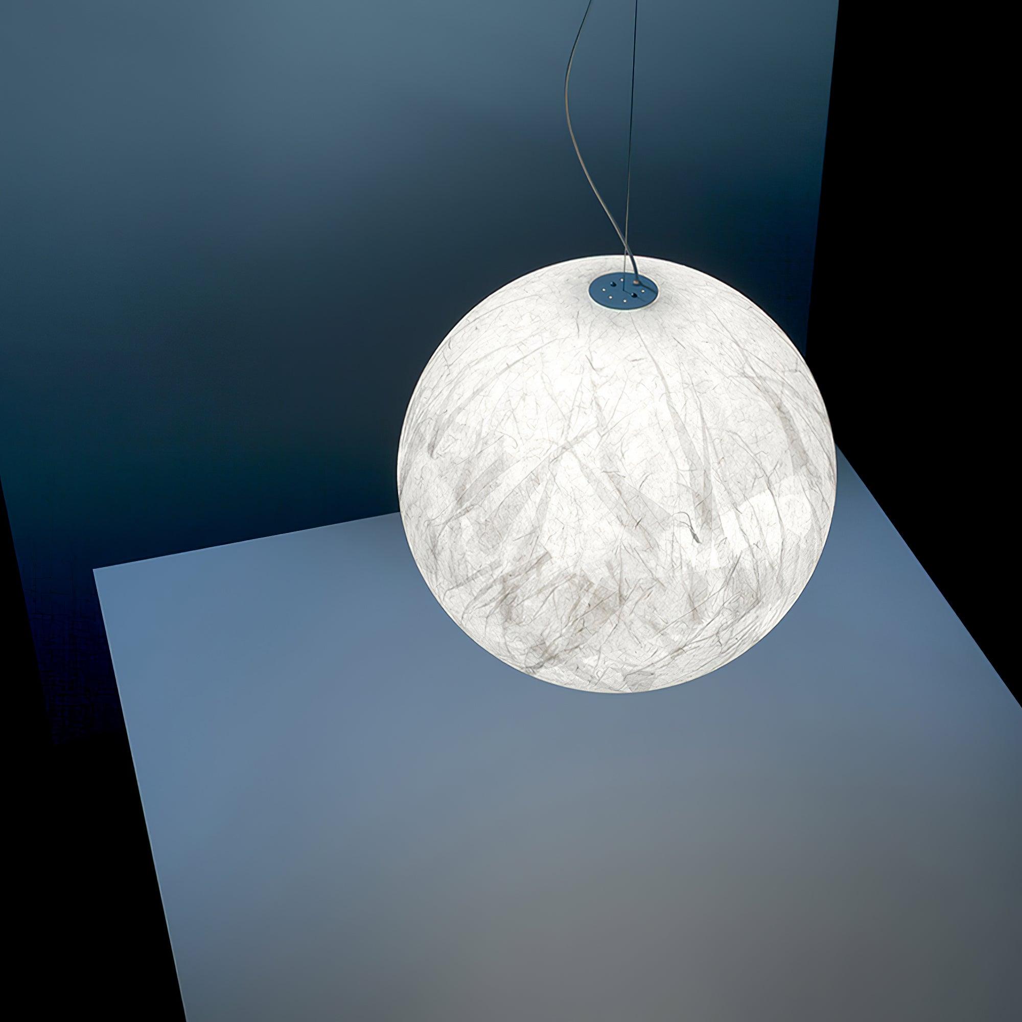 Globe Minimalist Silk Pendant Lamp