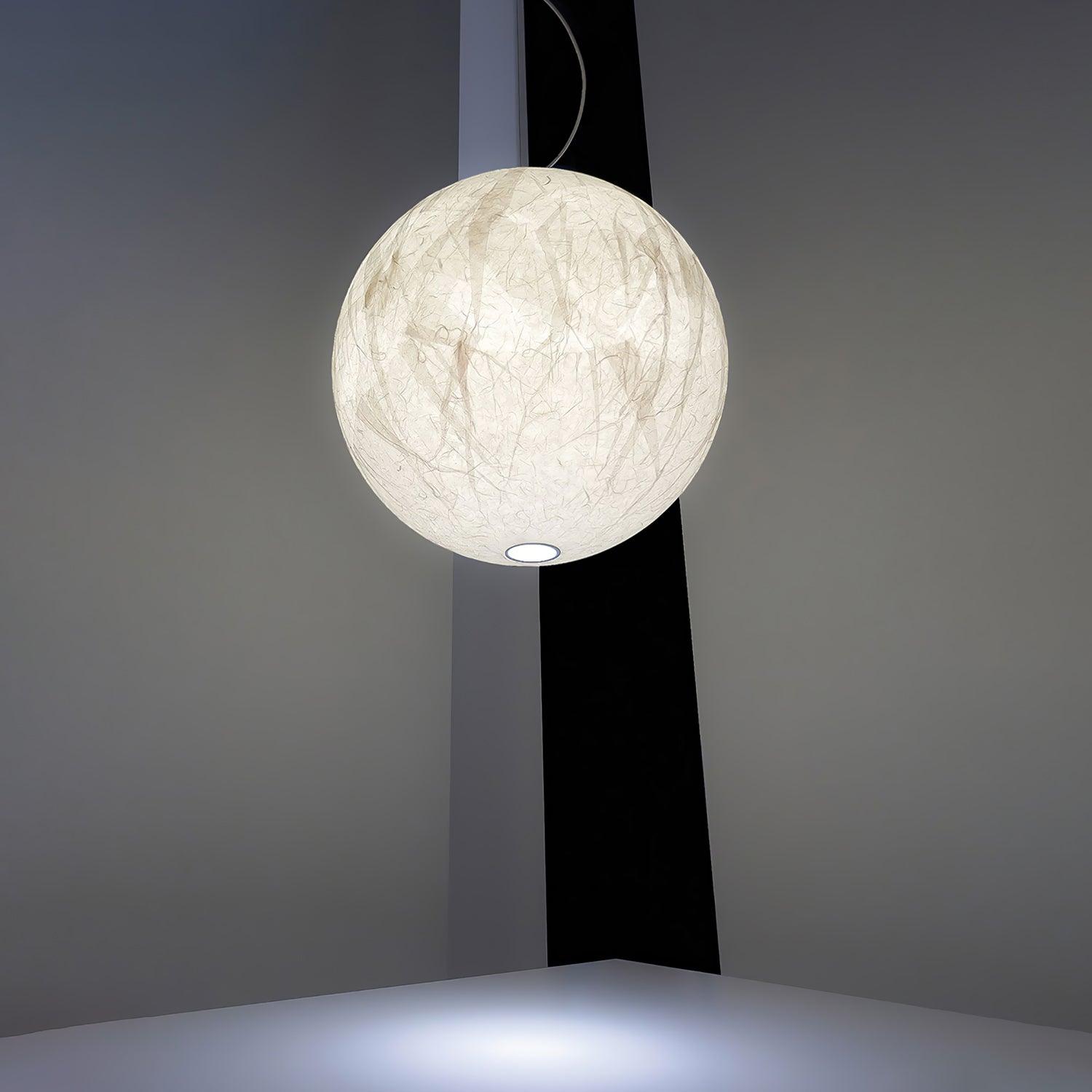 Globe Minimalist Silk Pendant Lamp