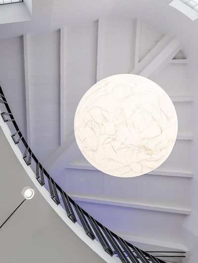 Globe Minimalist Silk Pendant Lamp