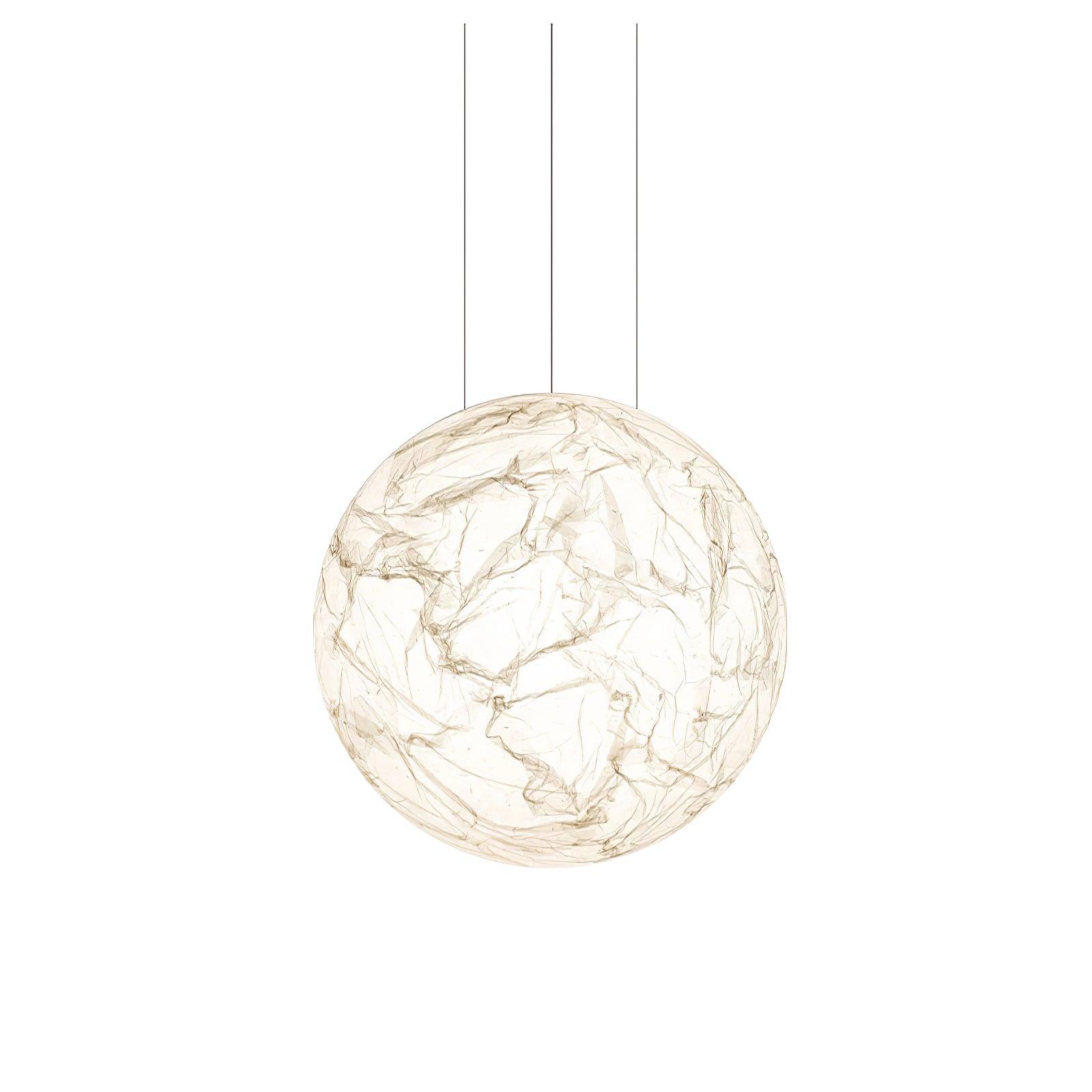 Globe Minimalist Silk Pendant Lamp