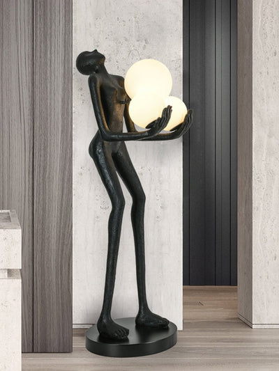 Erthearae Abstract Iron Floor Lamp