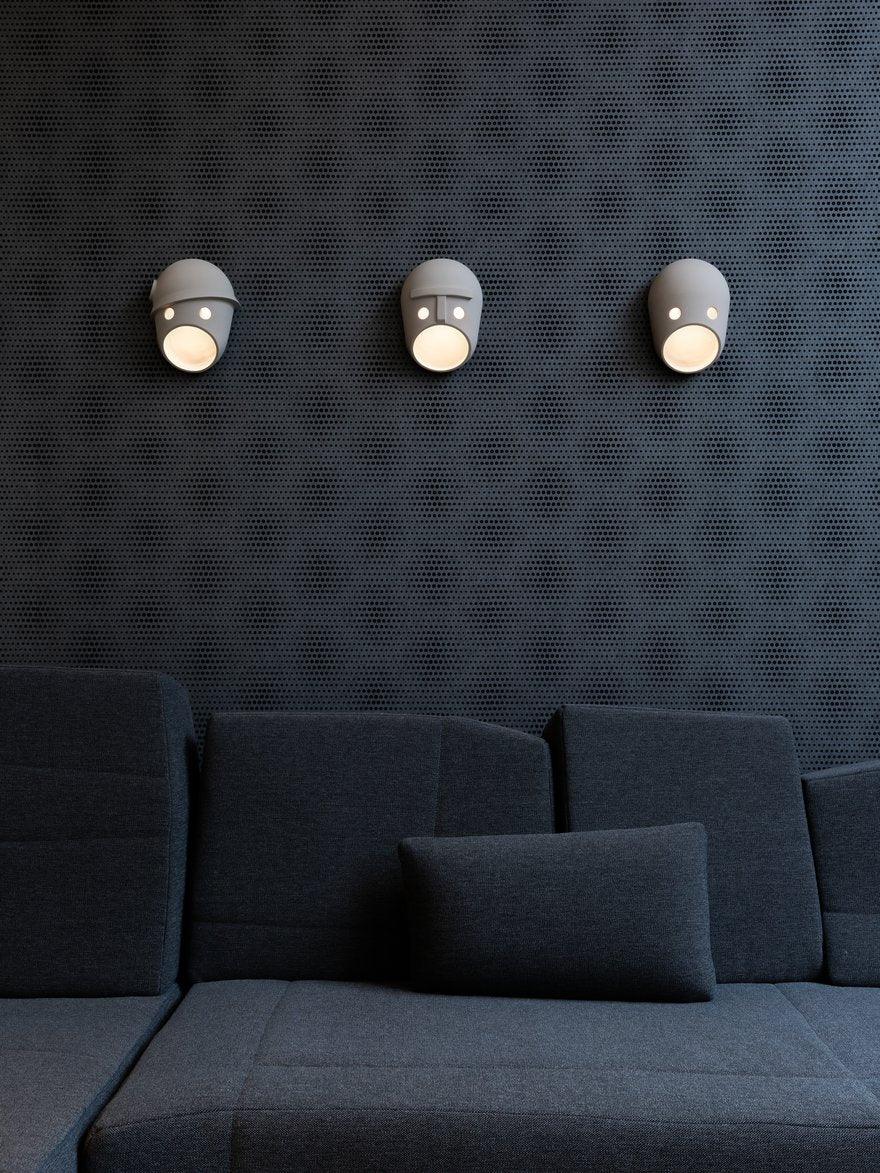 Mask Individual Creativity Resin Wall Light