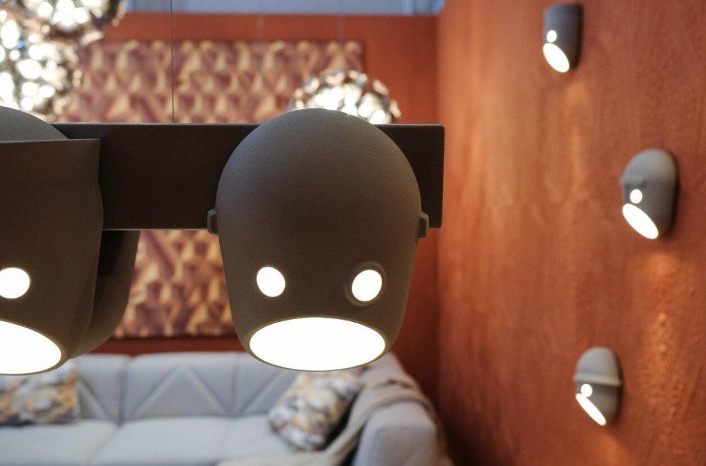 Mask Individual Creativity Resin Wall Light
