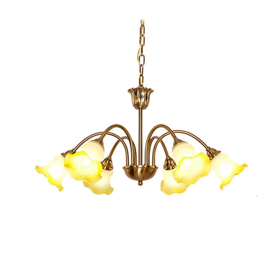 Diane Vintage Glass Chandelier