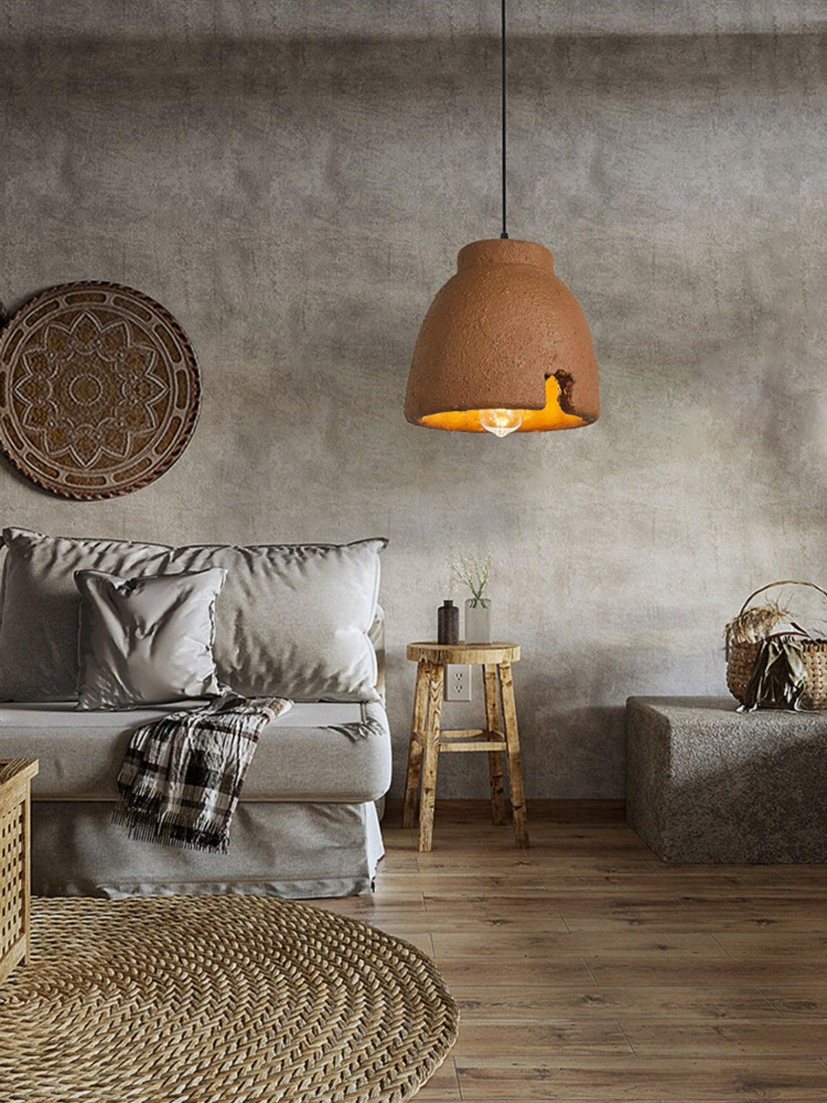 Osileth Wabi-Sabi Resin Pendant Light