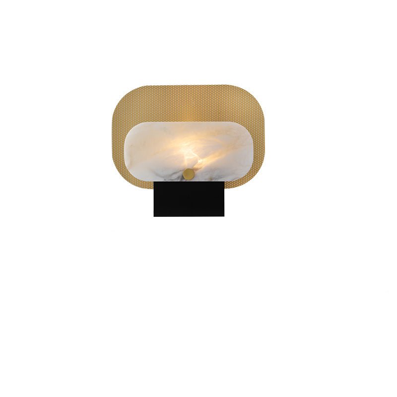 Mosaic Elegance Alabaster Table Lamp