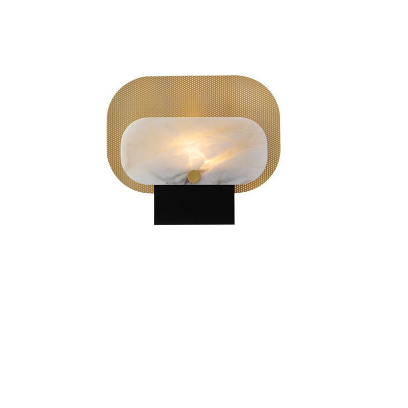 Mosaic Elegance Alabaster Table Lamp