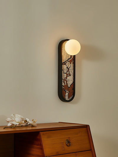Uzorus Premium Nordic Art Fabric Wall Light