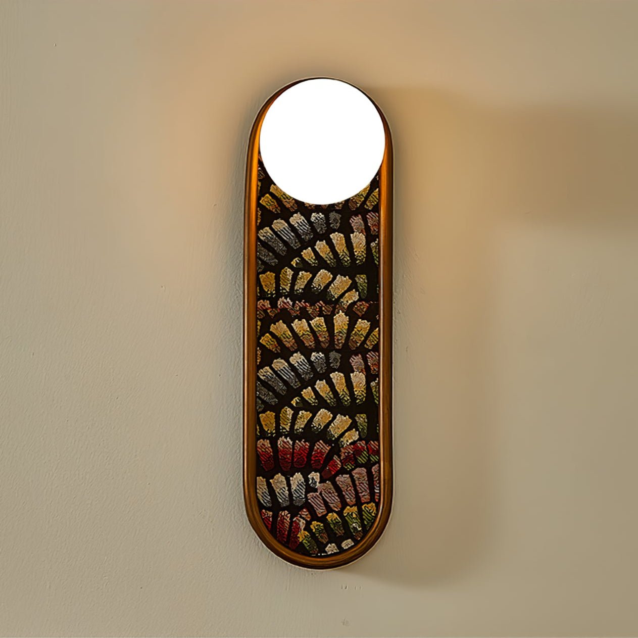 Uzorus Premium Nordic Art Fabric Wall Light