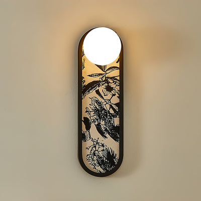 Uzorus Premium Nordic Art Fabric Wall Light