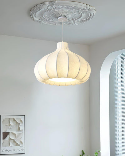 Zinnia Vintage Fabric Pendant Light