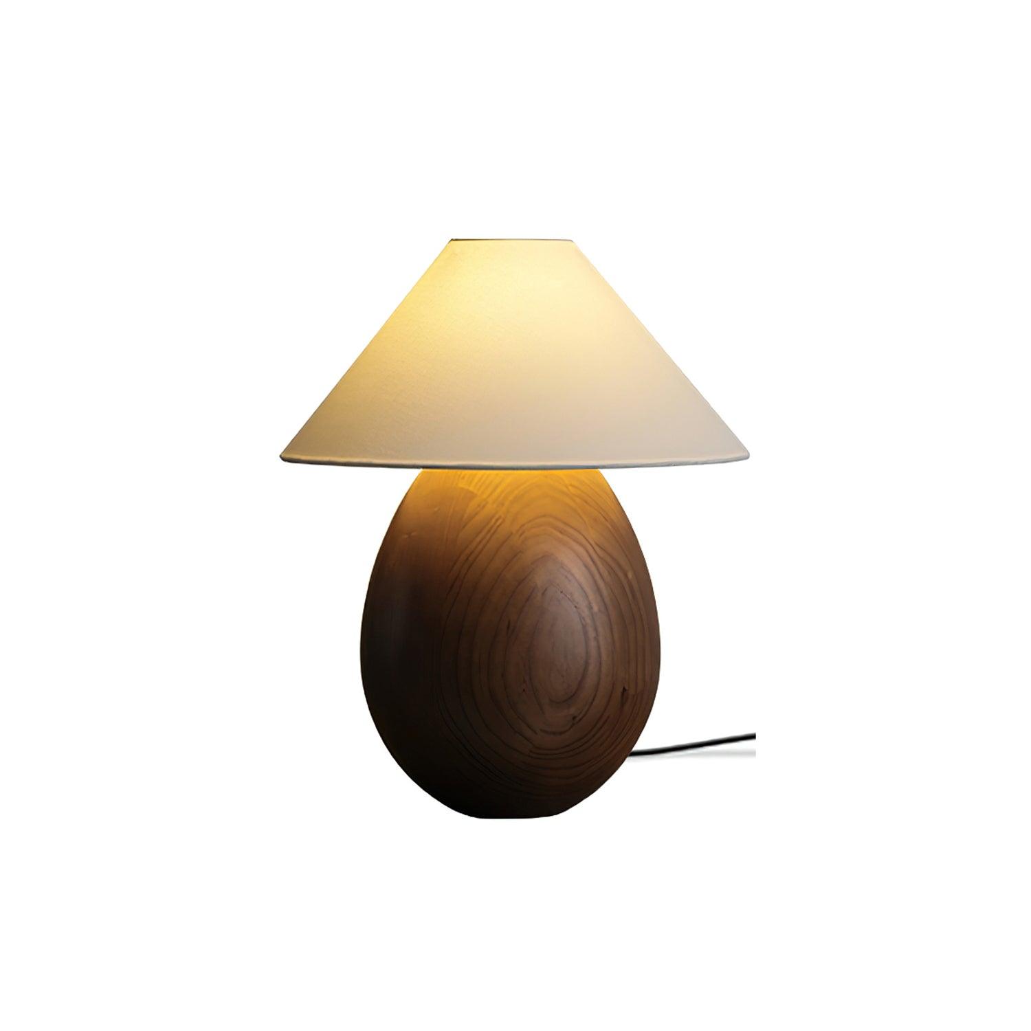 Orbace Wood Natural Table Lamp