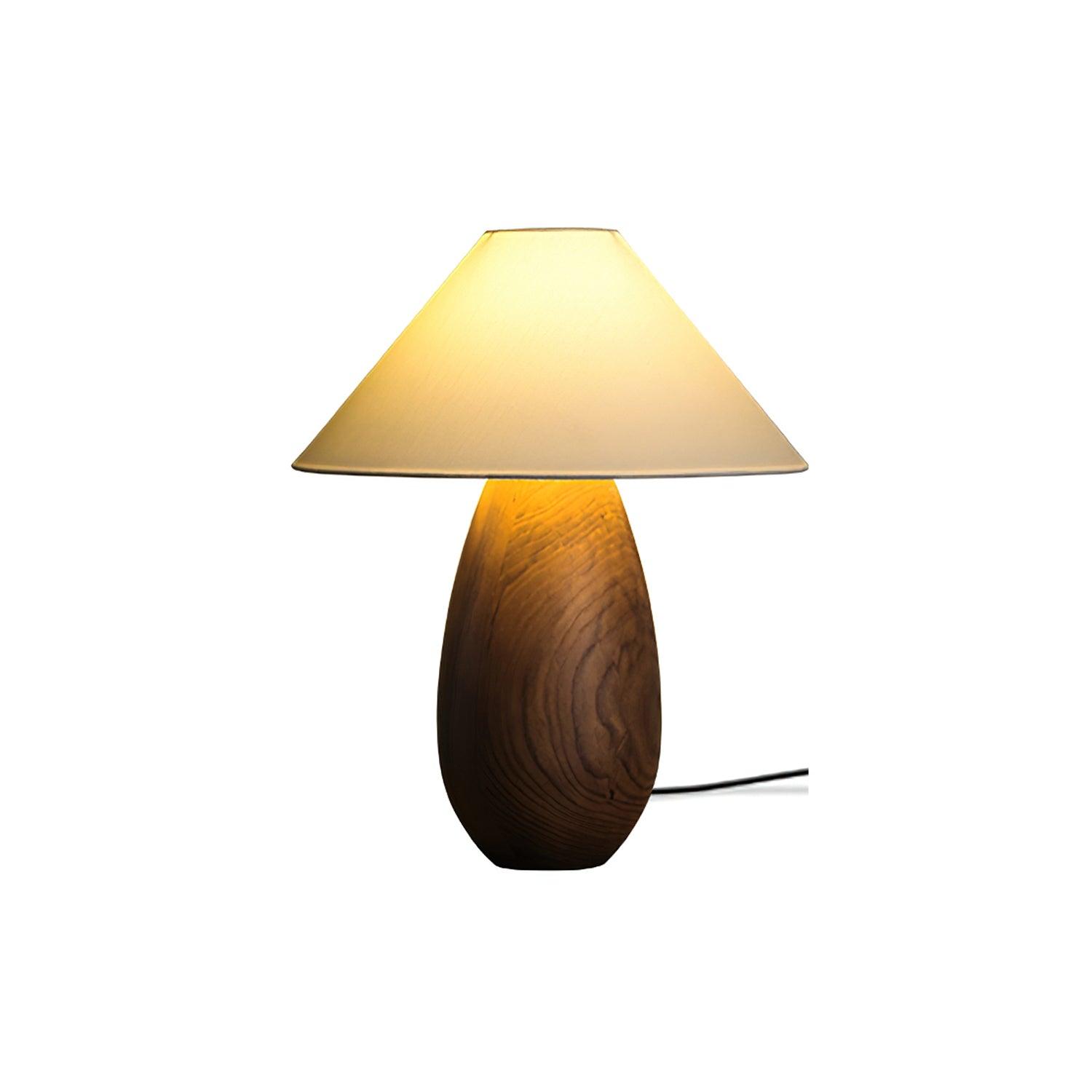 Orbace Wood Natural Table Lamp